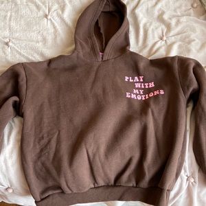 Brown cozy sweatshirt - wore once